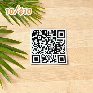 QR Code Sticker – Krusty Krab Pizza Song (YouTube Link)